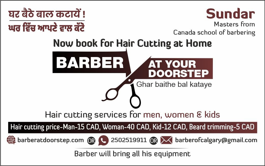 mobile barber Canada